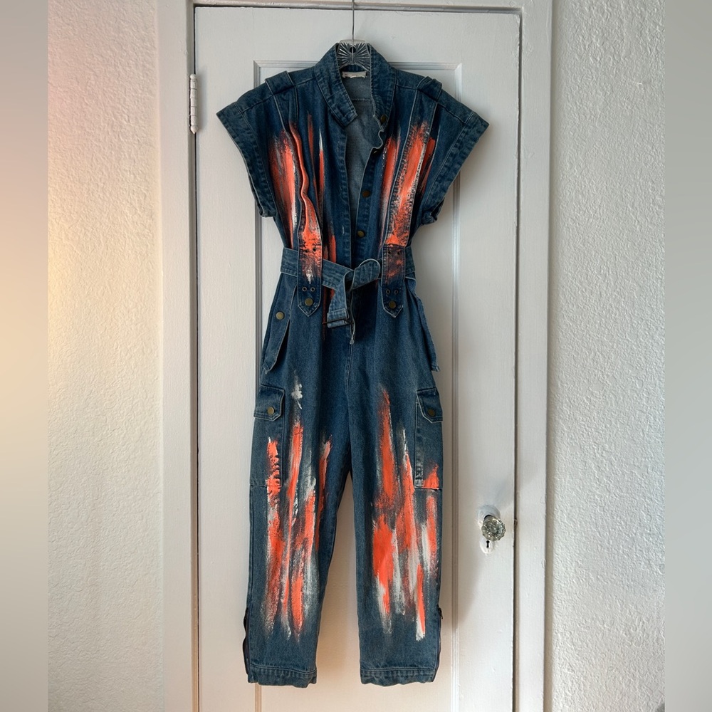 L’atiste Jeans Bodysuit - Painted